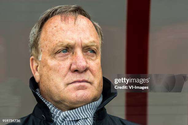 Coach Dick Advocaat of Sparta Rotterdam during the Dutch Jupiler League play-offs final match between FC Emmen and Sparta Rotterdam at the JenS...