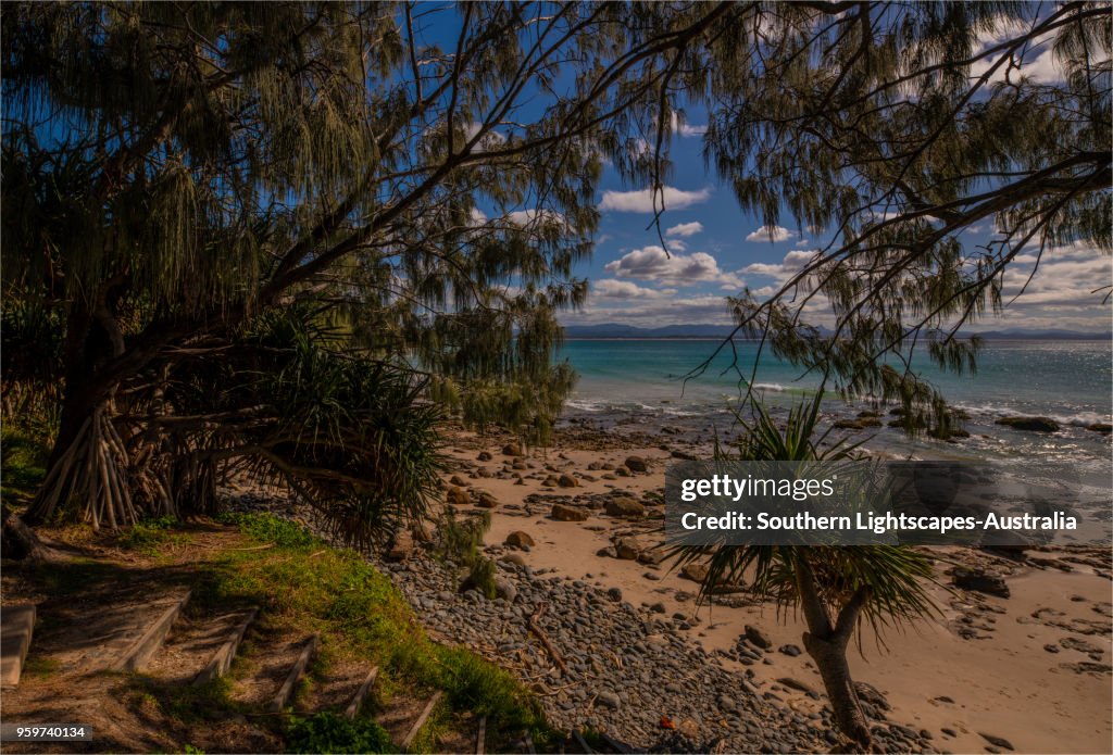 Wategos beach and coastline at Byron Bay, New south Wales, Australia.