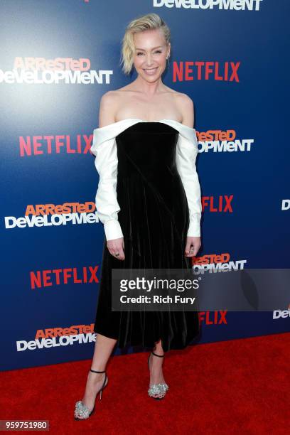 Portia de Rossi attends the premiere of Netflix's 'Arrested Development' Season 5 at Netflix FYSee Theater on May 17, 2018 in Los Angeles, California.