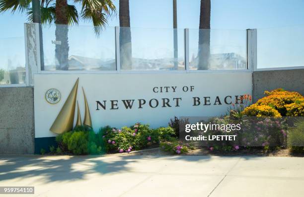 newport beach - newport beach stock-fotos und bilder