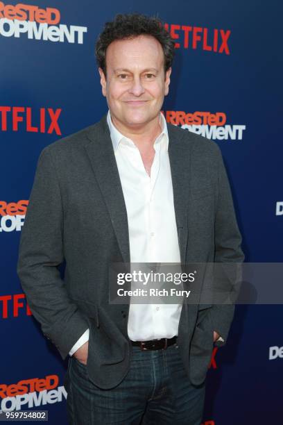 Mitchell Hurwitz attends the premiere of Netflix's 'Arrested Development' Season 5 at Netflix FYSee Theater on May 17, 2018 in Los Angeles,...