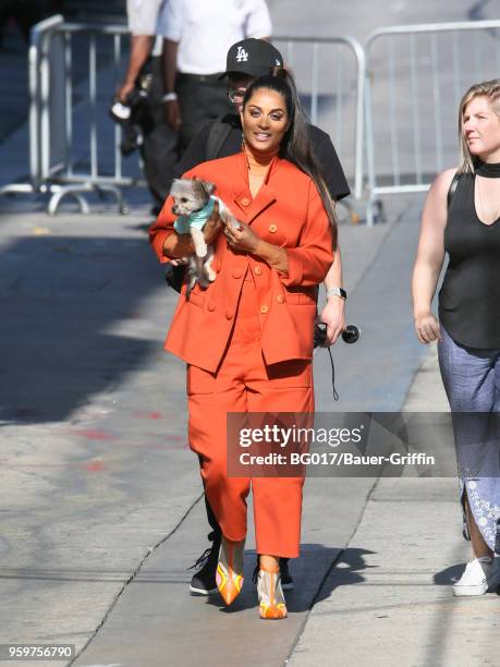 Lilly Singh is seen arriving at the 'Jimmy Kimmel Live' on May 17, 2018 in Los Angeles, California.