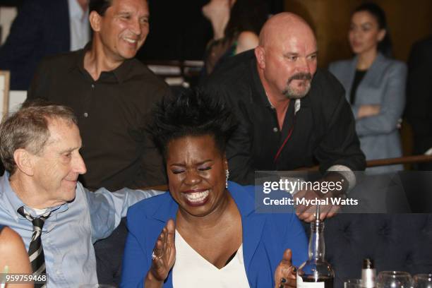 Saturday Night Live Actor Leslie Jones and David Wells attends the Perfect Game 20th Anniversary Celebration at Sony Hall on May 17, 2018 in New York...