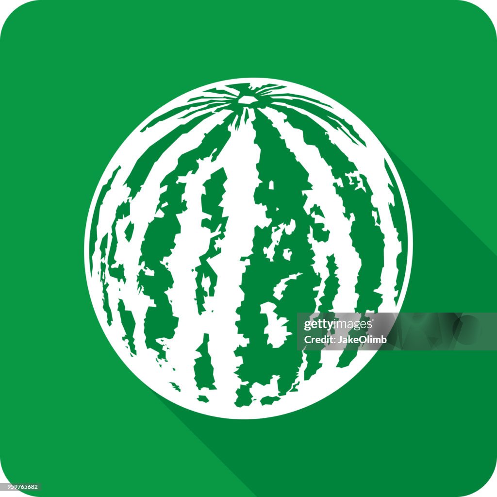 Wassermelone-Symbol Silhouette