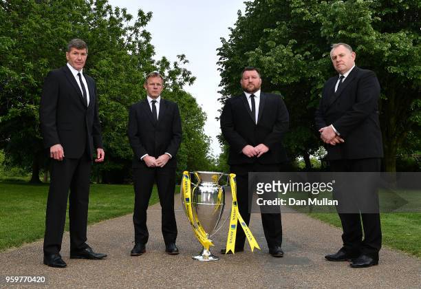 Directors of Rugby Directors of Rugby of the four clubs in the semi-finals of the Aviva Premiership Rob Baxter of Exeter Chiefs, Mark McCall of...