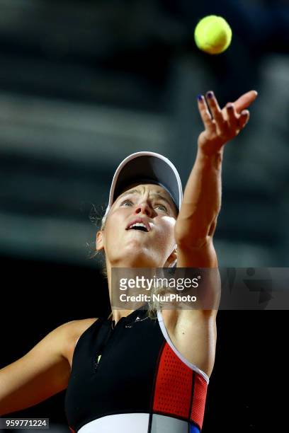 Tennis WTA Internazionali d'Italia BNL round of sixteen Caroline Wozniacki at Foro Italico in Rome, Italy on May 17, 2018