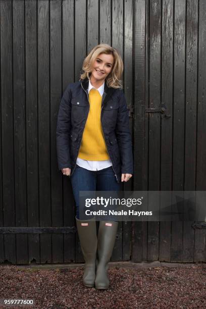 Tv presenter Helen Skelton is photographed for the Daily Mail on January 17, 2018 in Kendal, England.