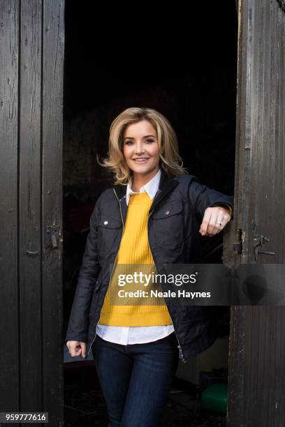 Tv presenter Helen Skelton is photographed for the Daily Mail on January 17, 2018 in Kendal, England.