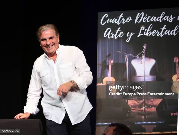 Pedro Ruiz attends 'Confidencial' presentation at Figaro Theater on May 17, 2018 in Madrid, Spain.