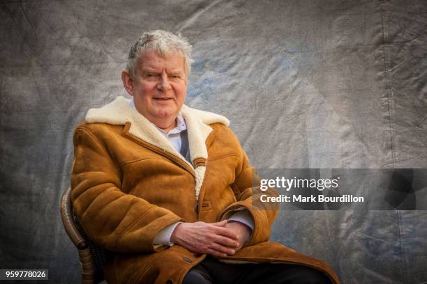 Football commentator John Motson is photographed on April 9, 2015 near Aylesbury, England.