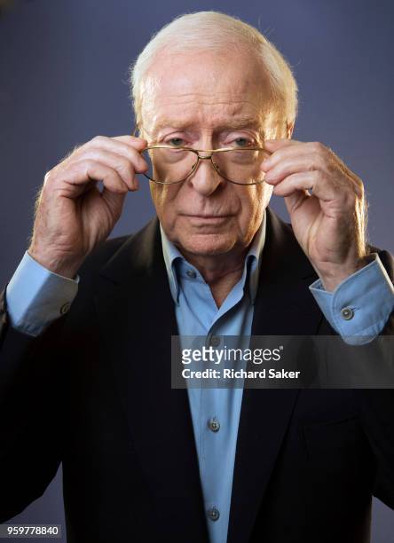 Actor Michael Caine is photographed for the Observer on February 7, 2018 in London, England.