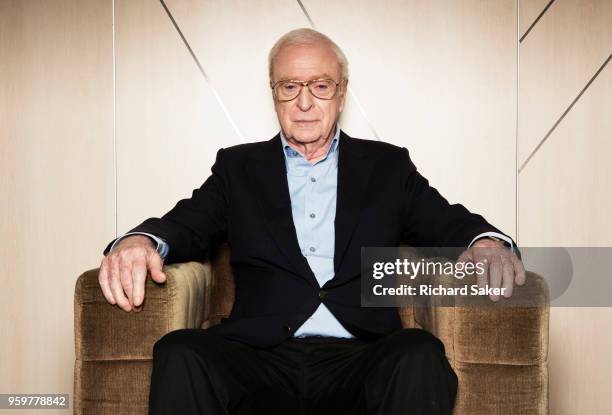 Actor Michael Caine is photographed for the Observer on February 7, 2018 in London, England.