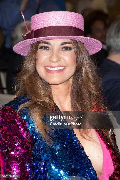 Marilo Montero attends the awards ceremony Los bombines de San Isidro in Madrid. Spain. May 17, 2018