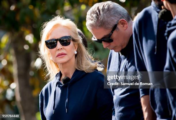 Carmen Lomana during Masterchef Celebrity show on May 18, 2018 in Madrid, Spain.