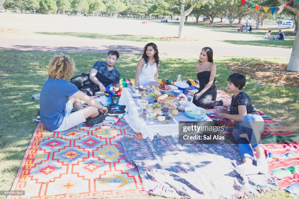 Celebration in a Sydney Park