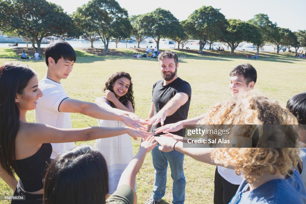 Celebration in a Sydney Park