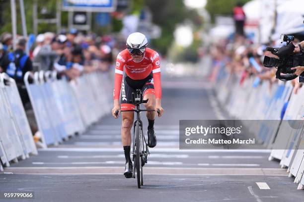 Peter Stetina of USA and Team Trek-Segafredo rides during stage four of the 13th Amgen Tour of California 2018 San Jose / Morgan Hill a 34.7 km...