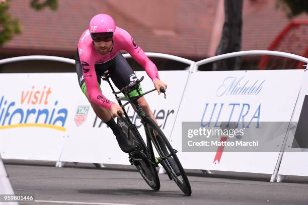 Taylor Phinney of USA and Team EF Education First-Drapac rides during stage four of the 13th Amgen Tour of California 2018 San Jose / Morgan Hill a...