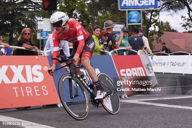 Gregory Rast of USA and Team Trek-Segafredo rides during stage four of the 13th Amgen Tour of California 2018 San Jose / Morgan Hill a 34.7 km...