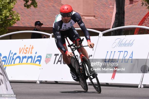 Filippo Ganna of Italy and Team UAE Team Emirates rides during stage four of the 13th Amgen Tour of California 2018 San Jose / Morgan Hill a 34.7 km...