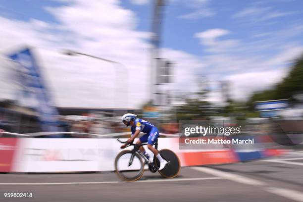 Fernando Gaviria of Colombia and Team Quick-Step Floors rides during stage four of the 13th Amgen Tour of California 2018 San Jose / Morgan Hill a...