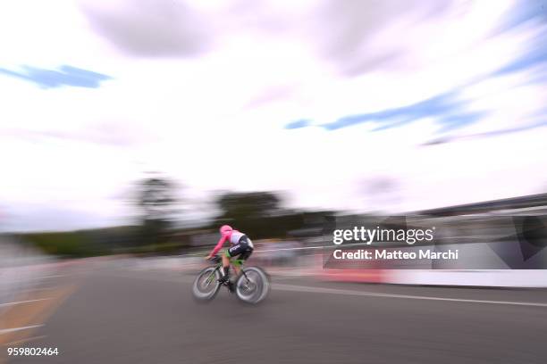 Lawson Craddock of USA and Team EF Education First-Drapac rides during stage four of the 13th Amgen Tour of California 2018 San Jose / Morgan Hill a...