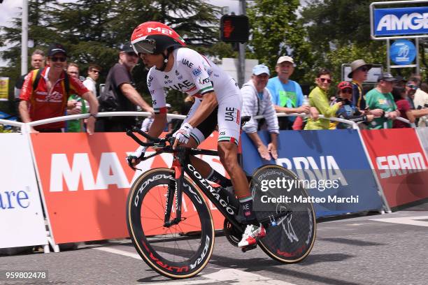 Yousif Mirza Al-Hammadi of UAE and Team UAE Team Emirates rides during stage four of the 13th Amgen Tour of California 2018 San Jose / Morgan Hill a...