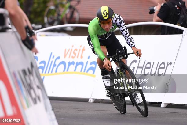 Caleb Ewan of Australia and Team Mitchelton-Scott rides during stage four of the 13th Amgen Tour of California 2018 San Jose / Morgan Hill a 34.7 km...
