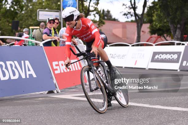 Kiel Reijnen of USA and Team Trek-Segafredo rides during stage four of the 13th Amgen Tour of California 2018 San Jose / Morgan Hill a 34.7 km...