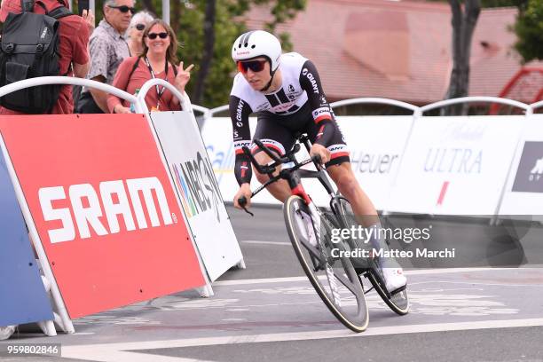 Jai Hindley of Australia and Team Sunweb rides during stage four of the 13th Amgen Tour of California 2018 San Jose / Morgan Hill a 34.7 km...