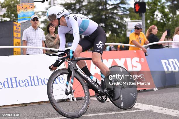 Pavel Sivakov of Russia and Team Sky rides during stage four of the 13th Amgen Tour of California 2018 San Jose / Morgan Hill a 34.7 km Individual...