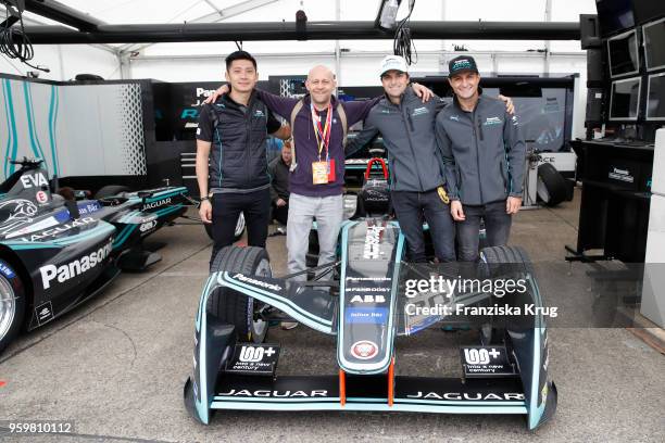 Ho-Pin Tung, Juergen Vogel, Nelson Piquet Jr. And Mitch Evans during the Jaguar I-PACE Smartcone Challenge on the occasion of the Formular E weekend...