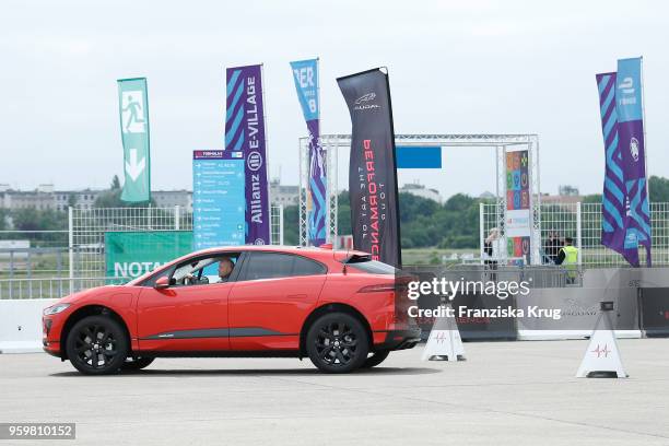 Juergen Vogel during the Jaguar I-PACE Smartcone Challenge on the occasion of the Formular E weekend at Tempelhof Airport on May 18, 2018 in Berlin,...