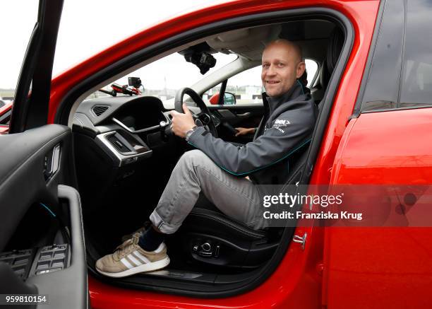 Juergen Vogel during the Jaguar I-PACE Smartcone Challenge on the occasion of the Formular E weekend at Tempelhof Airport on May 18, 2018 in Berlin,...