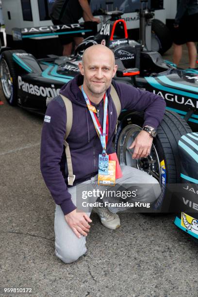 Juergen Vogel during the Jaguar I-PACE Smartcone Challenge on the occasion of the Formular E weekend at Tempelhof Airport on May 18, 2018 in Berlin,...