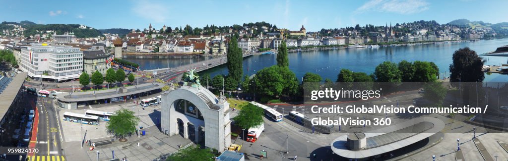 Magnificent City View of Lucerne, Central Switzerland