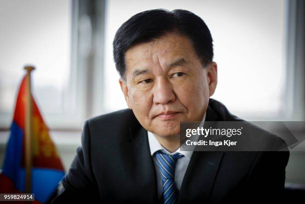 Berlin, Germany Tserenpil Davaasuren, Energy Minister of Mongolia, captured on May 18, 2018 in Berlin, Germany.