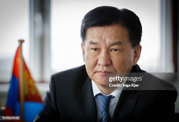 Berlin, Germany Tserenpil Davaasuren, Energy Minister of Mongolia, captured on May 18, 2018 in Berlin, Germany.