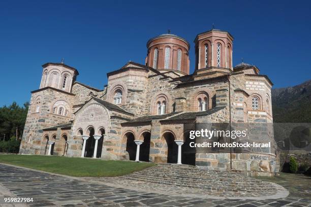 monastery, kavala, greece - kavalla stock pictures, royalty-free photos & images