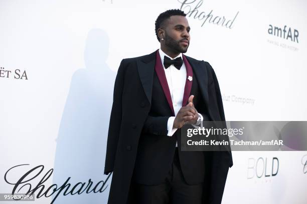 Jason Derulo arrives at the amfAR Gala Cannes 2018 at Hotel du Cap-Eden-Roc on May 17, 2018 in Cap d'Antibes, France.