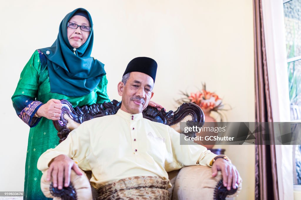 Portrait of a Mature Malaysian Couple