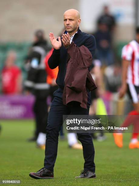 Exeter City manager Paul Tisdale