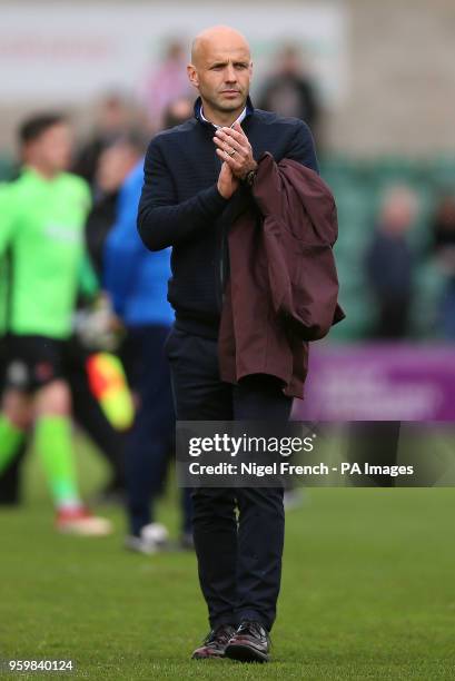 Exeter City manager Paul Tisdale