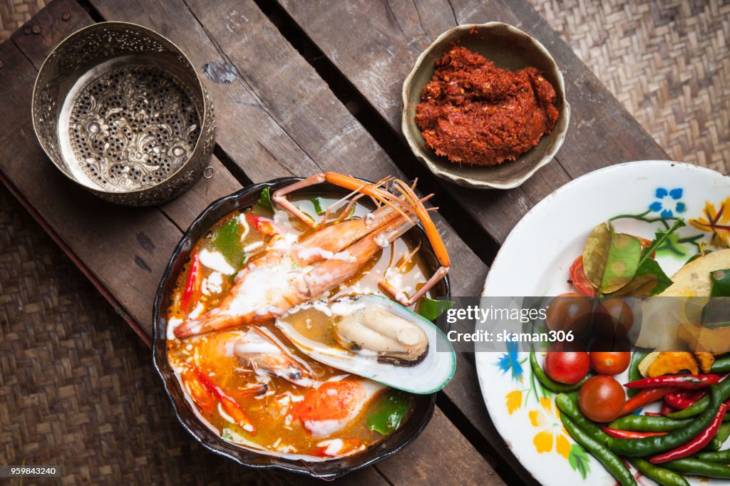 Thailand traditional herb and Cooking