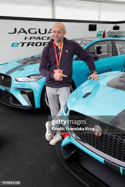 Juergen Vogel during the Jaguar I-PACE Smartcone Challenge on the occasion of the Formular E weekend at Tempelhof Airport on May 18, 2018 in Berlin,...