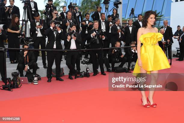 Laurie Cholewa attends the screening of "The Wild Pear Tree " during the 71st annual Cannes Film Festival at Palais des Festivals on May 18, 2018 in...