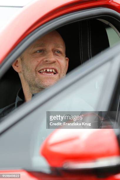 Juergen Vogel during the Jaguar I-PACE Smartcone Challenge on the occasion of the Formular E weekend at Tempelhof Airport on May 18, 2018 in Berlin,...