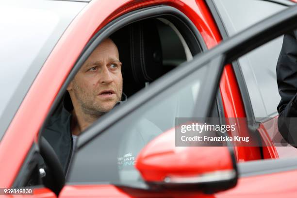 Juergen Vogel during the Jaguar I-PACE Smartcone Challenge on the occasion of the Formular E weekend at Tempelhof Airport on May 18, 2018 in Berlin,...