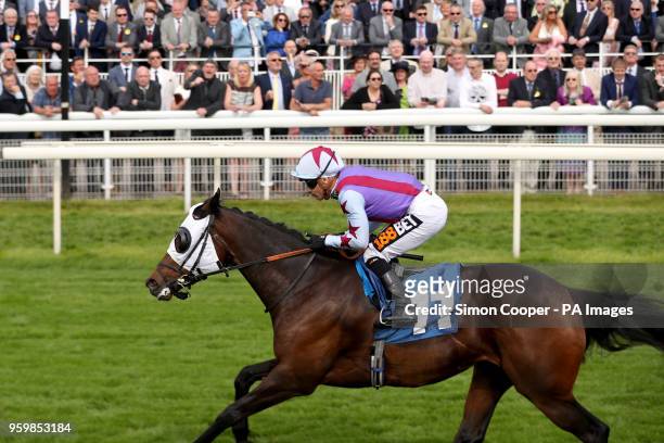 Yeah Baby Yeah ridden by jockey Silvestre de Sousa on the way to winning the British EBF Frank Whittle Partnership Fillies' Handicap during day three...