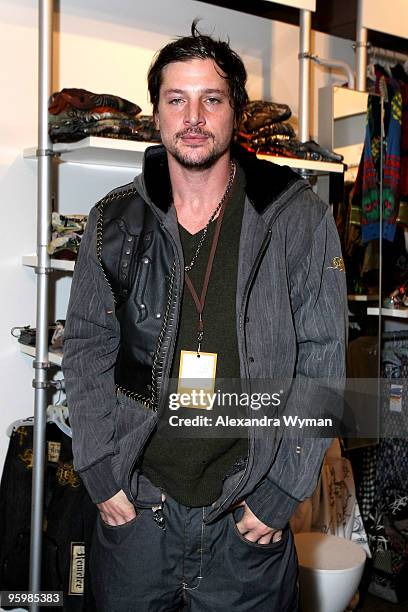 Actor Simon Rex attends Village at the Yard during the 2010 Sundance Film Festival on January 22, 2010 in Park City, Utah.